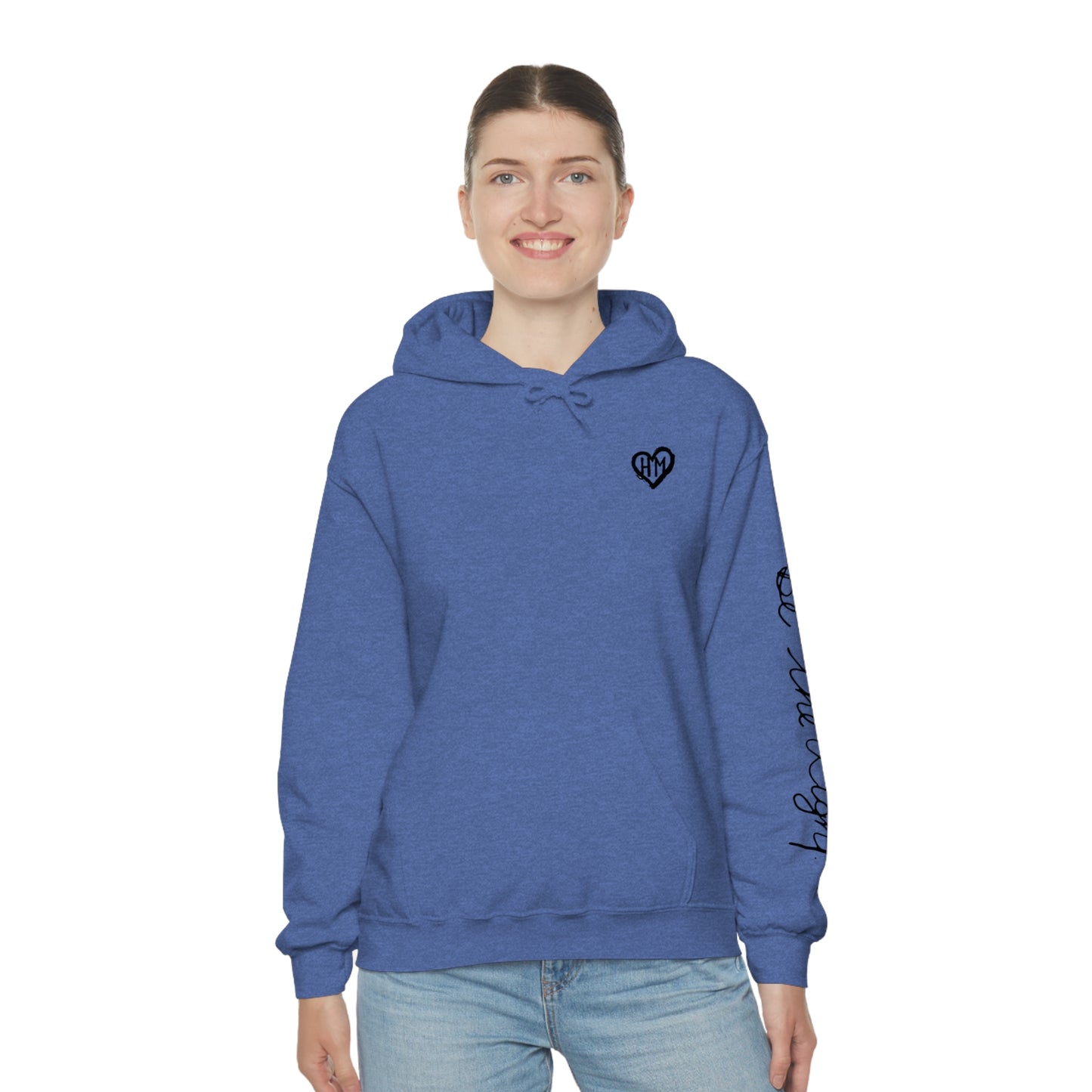 Rereleased: The Heather Collection: Be the Light Hooded Sweatshirt