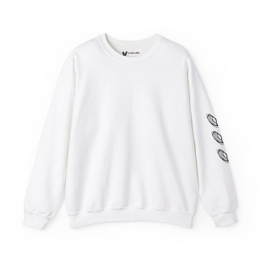 vraniCURE Heart on My Sleeve Crewneck Valentine Sweatshirt