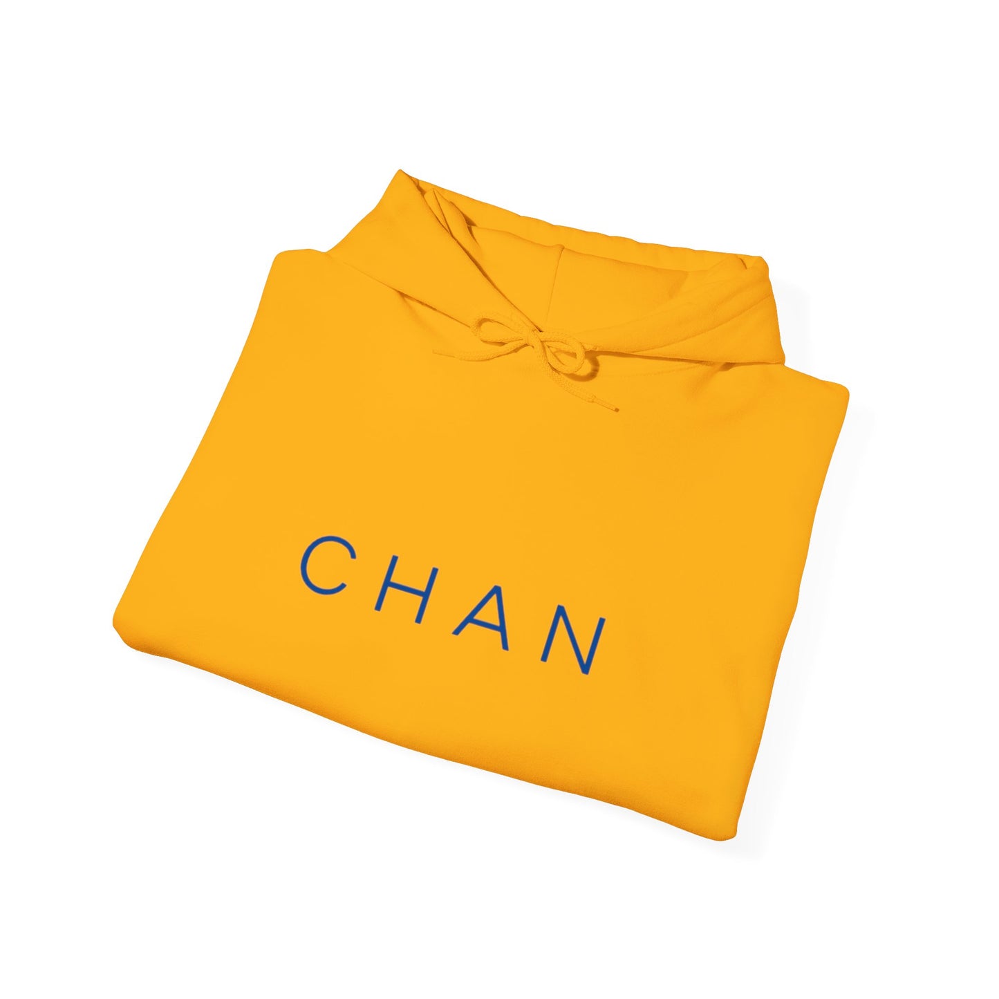 CHAN Unisex Heavy Blend Hooded Sweatshirt (Navy Letters)