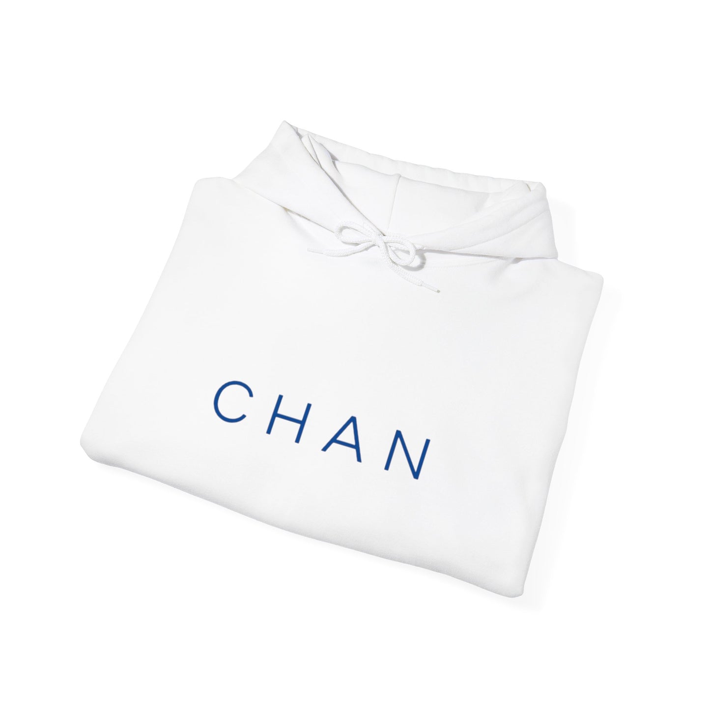 CHAN Unisex Heavy Blend Hooded Sweatshirt (Navy Letters)