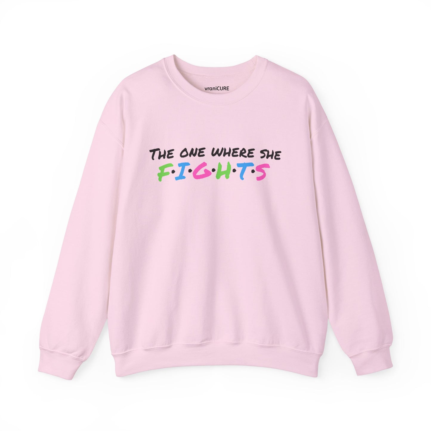 Amy Porter line- The One Where She Fights Unisex Heavy Blend™ Crewneck Sweatshirt