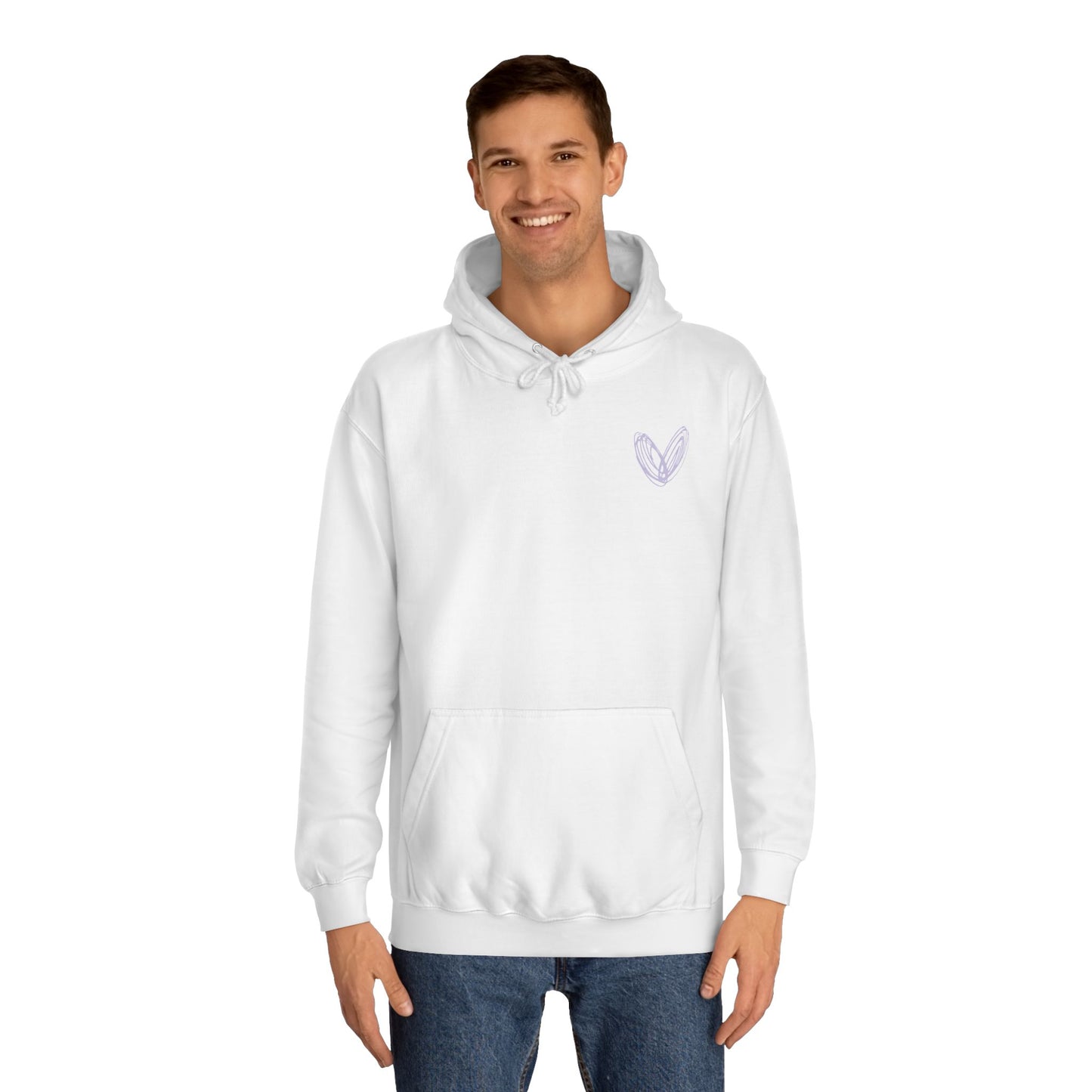 VRANICURE wavey back Unisex College Hoodie