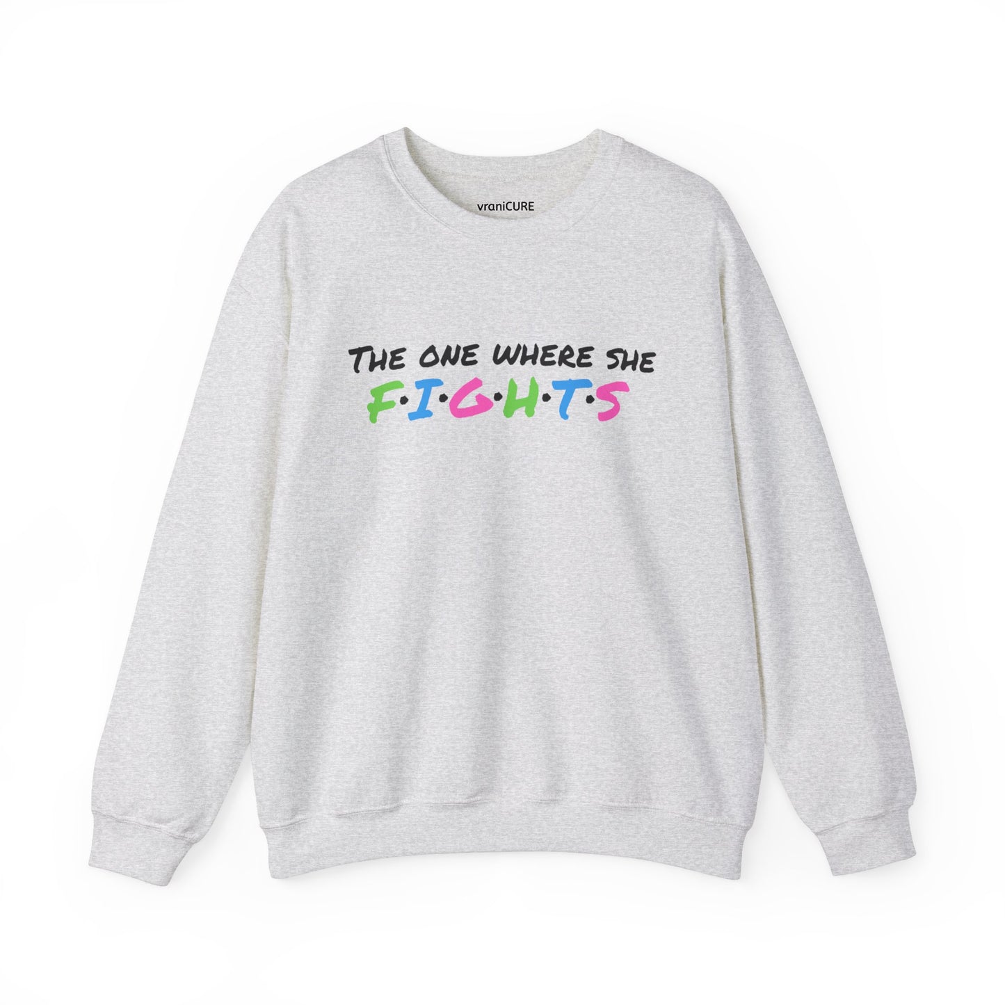 Amy Porter line- The One Where She Fights Unisex Heavy Blend™ Crewneck Sweatshirt