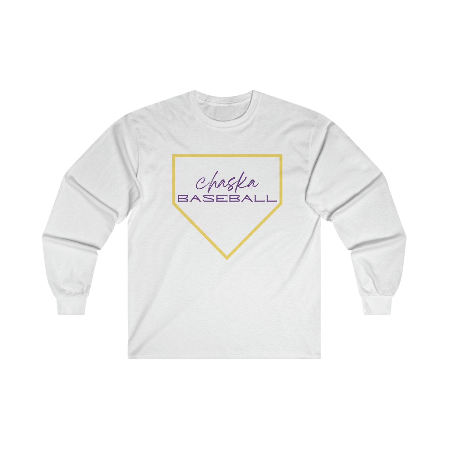 Chaska baseball home plate Unisex Ultra Cotton Long Sleeve Tee