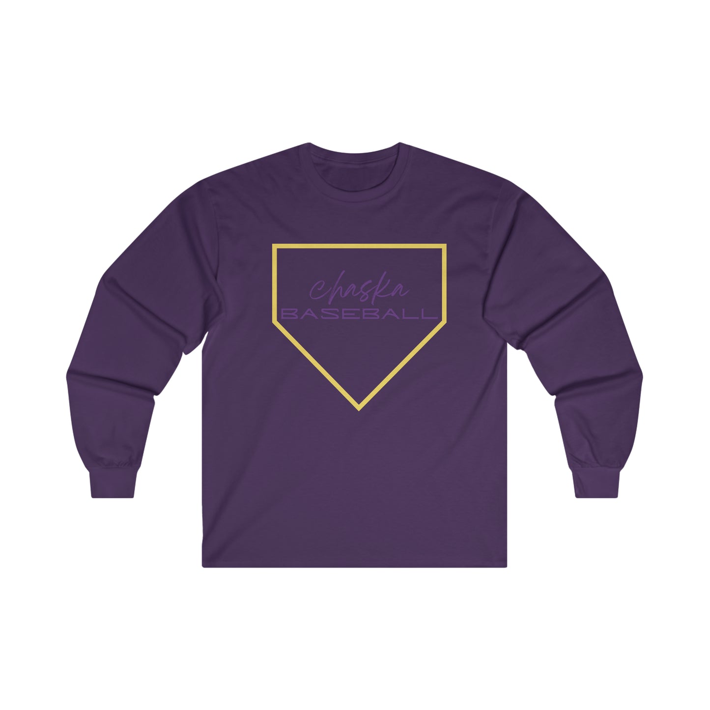 Chaska baseball home plate Unisex Ultra Cotton Long Sleeve Tee