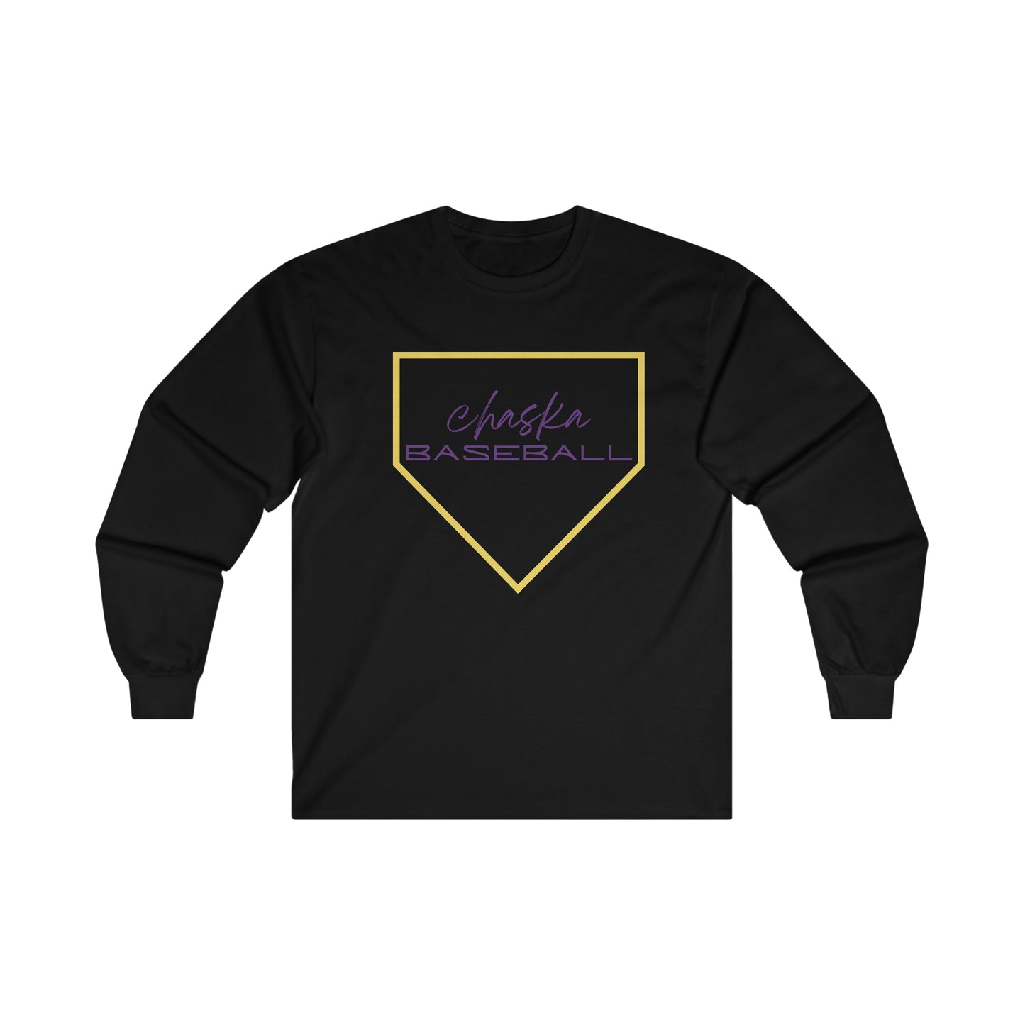 Chaska baseball home plate Unisex Ultra Cotton Long Sleeve Tee