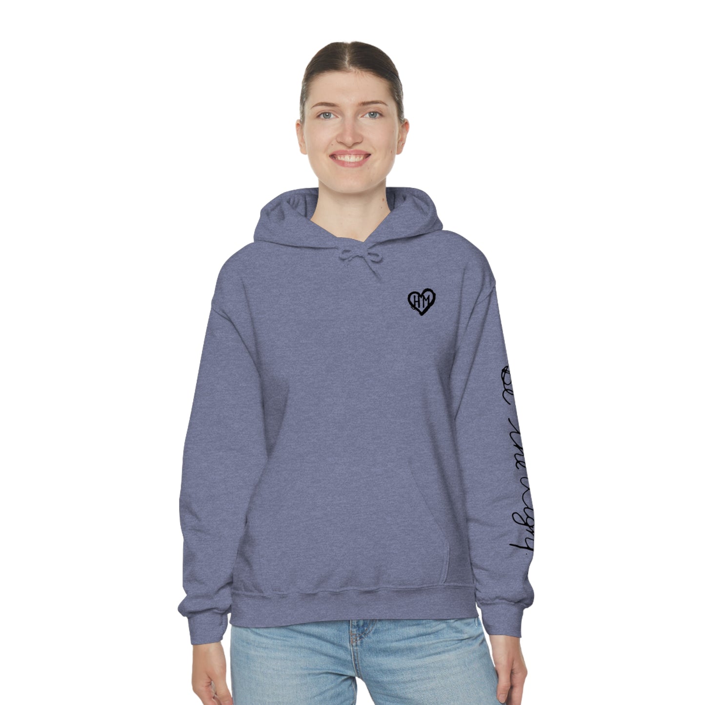 Rereleased: The Heather Collection: Be the Light Hooded Sweatshirt