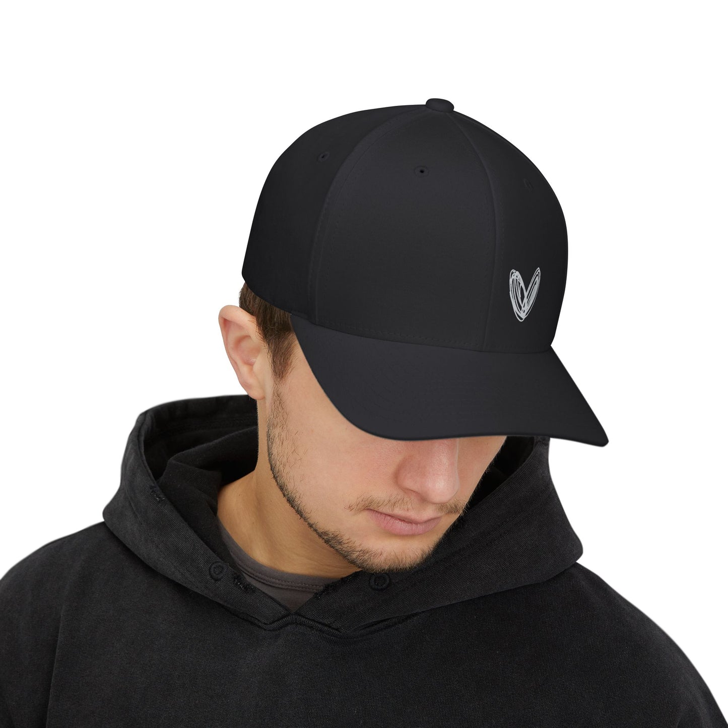 vraniCURE original heart V-Flexfit® Cotton Twill Cap