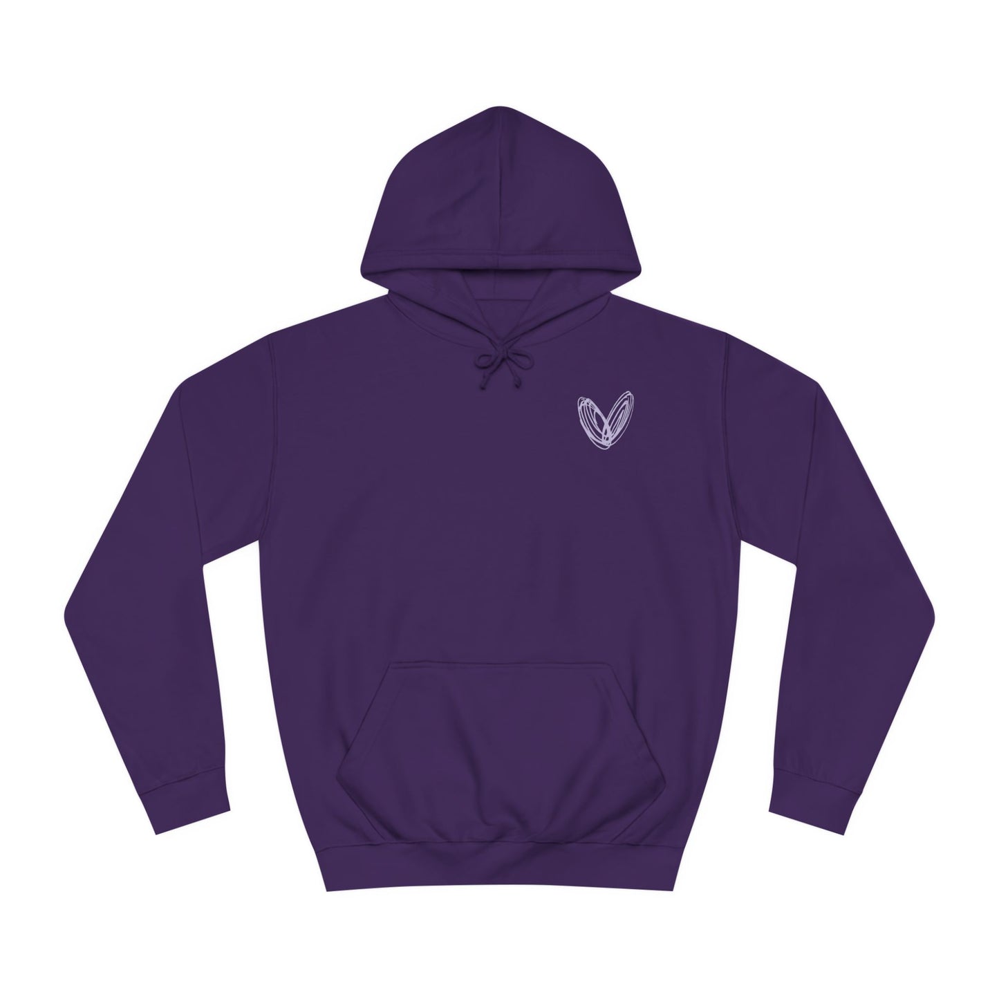 VRANICURE wavey back Unisex College Hoodie