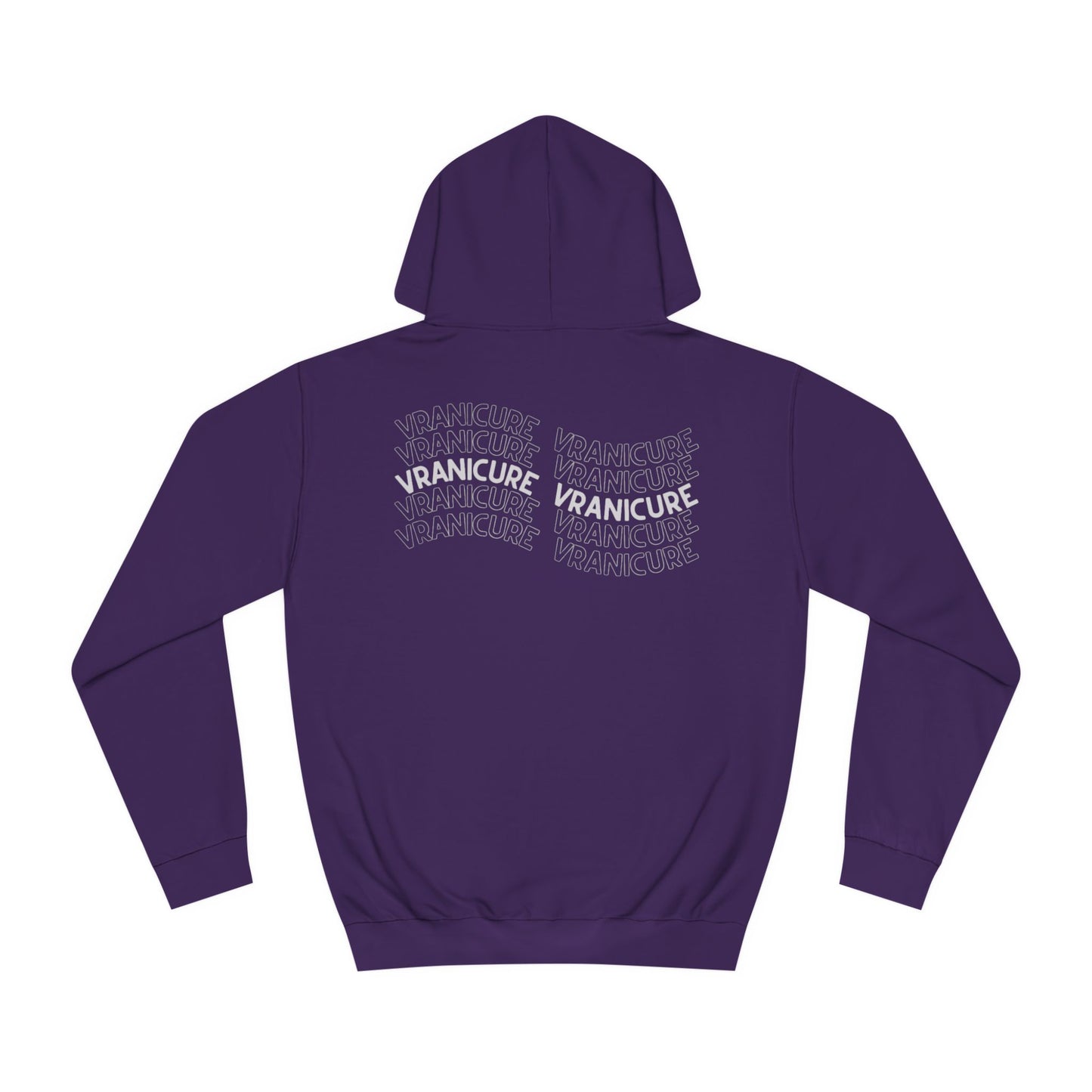 VRANICURE wavey back Unisex College Hoodie