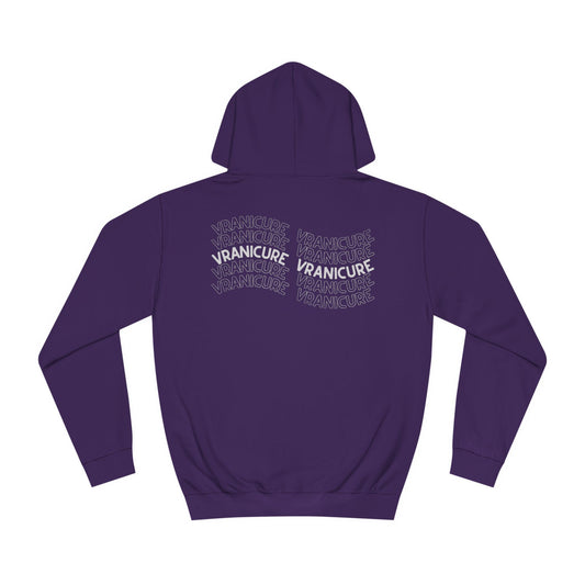 VRANICURE wavey back Unisex College Hoodie