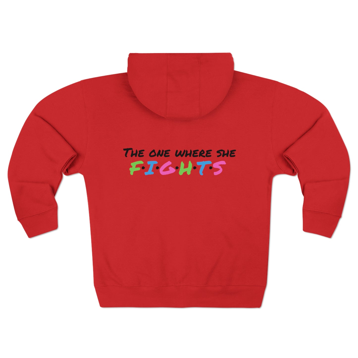 Amy Porter Line - The One Where She Fights Unisex Zip Hoodie