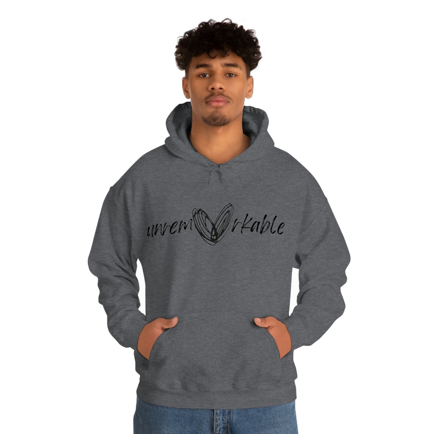 unremarkable Unisex Heavy Blend Hooded Sweatshirt