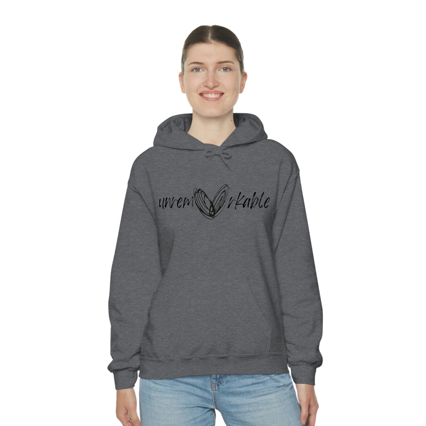 unremarkable Unisex Heavy Blend Hooded Sweatshirt