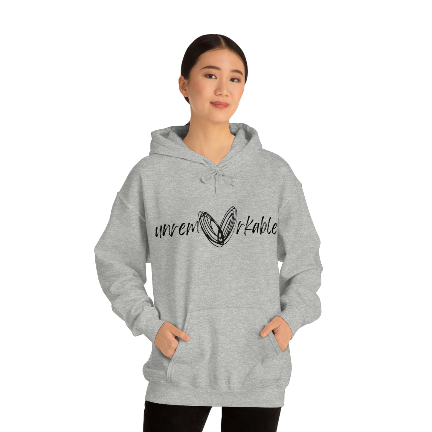 unremarkable Unisex Heavy Blend Hooded Sweatshirt