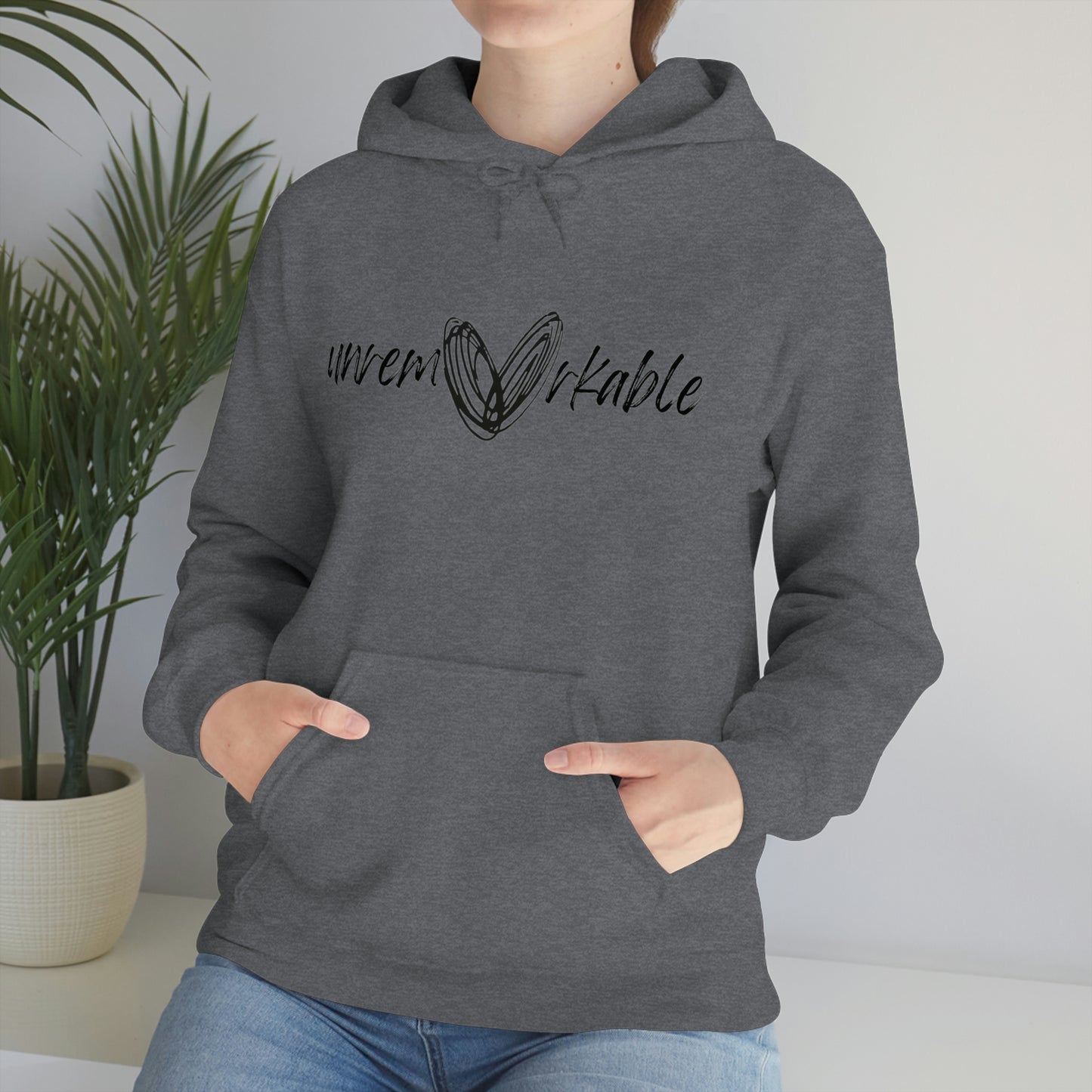 unremarkable Unisex Heavy Blend Hooded Sweatshirt