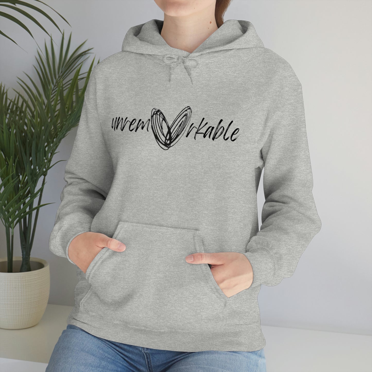 unremarkable Unisex Heavy Blend Hooded Sweatshirt