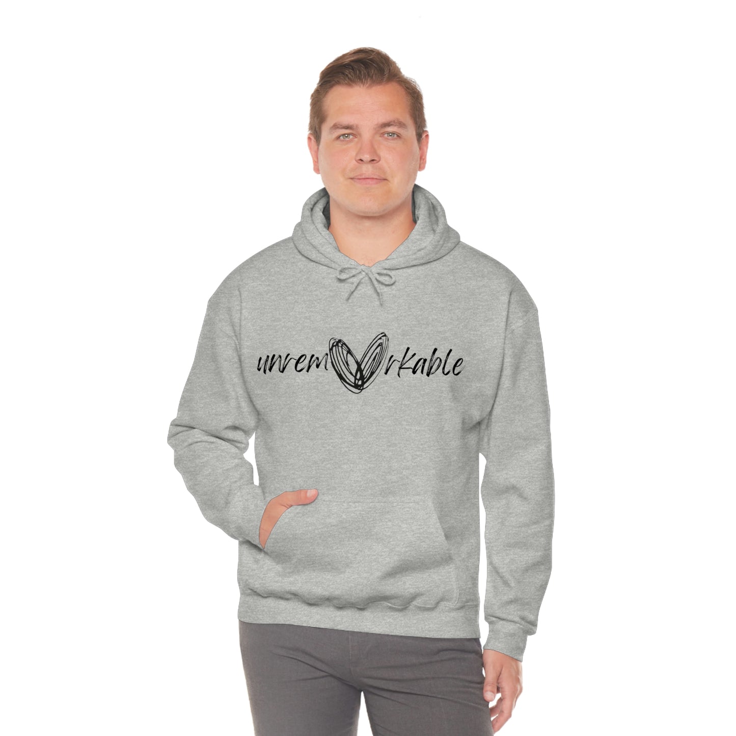 unremarkable Unisex Heavy Blend Hooded Sweatshirt