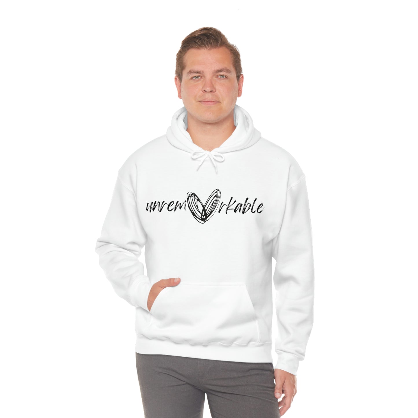 unremarkable Unisex Heavy Blend Hooded Sweatshirt