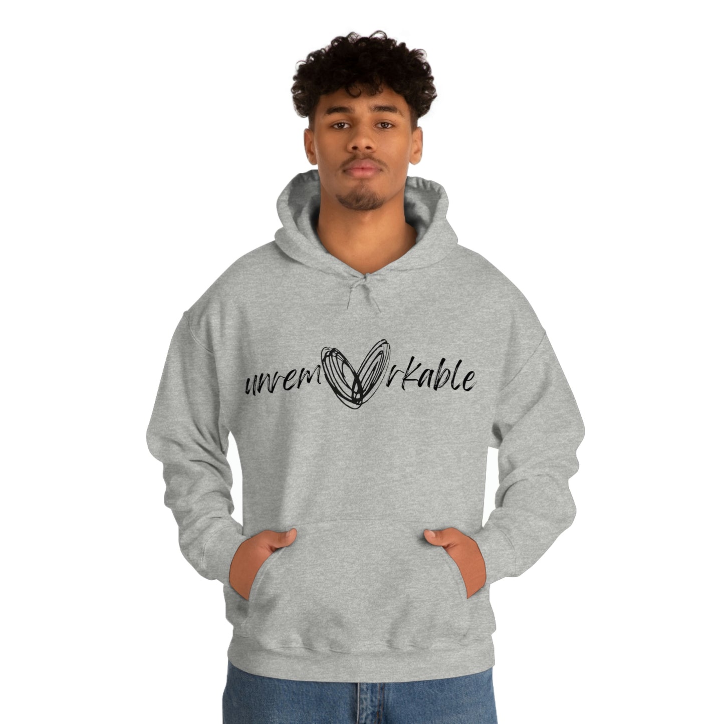 unremarkable Unisex Heavy Blend Hooded Sweatshirt