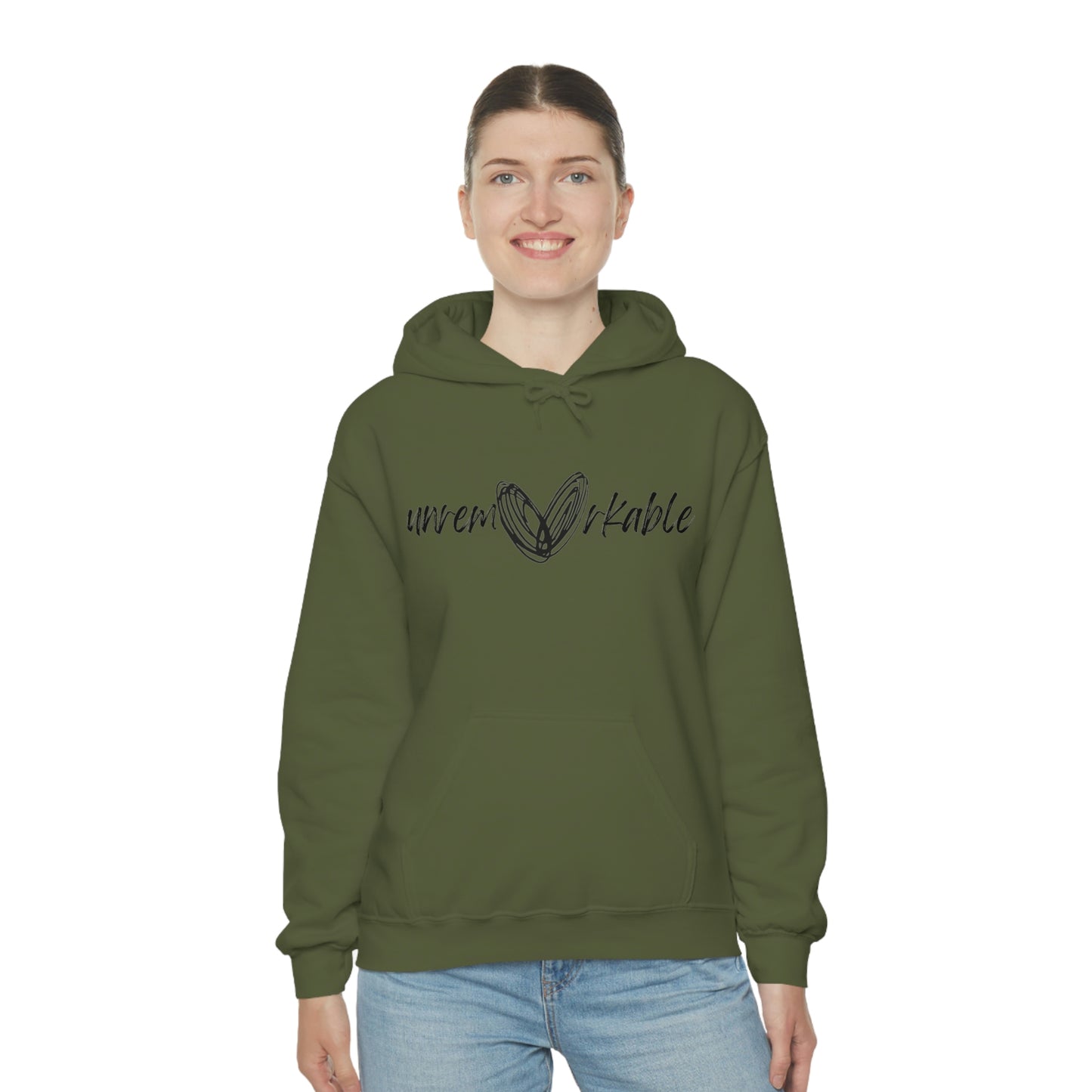 unremarkable Unisex Heavy Blend Hooded Sweatshirt