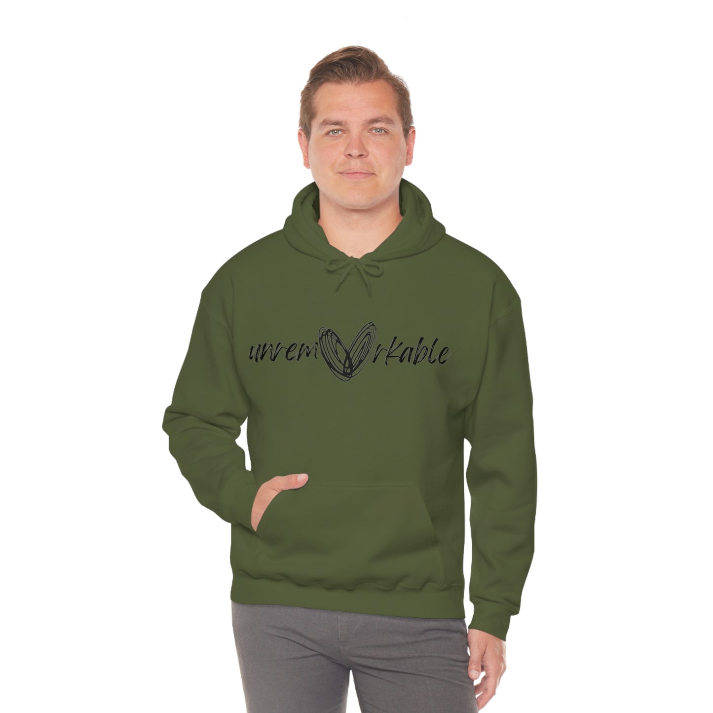 unremarkable Unisex Heavy Blend Hooded Sweatshirt