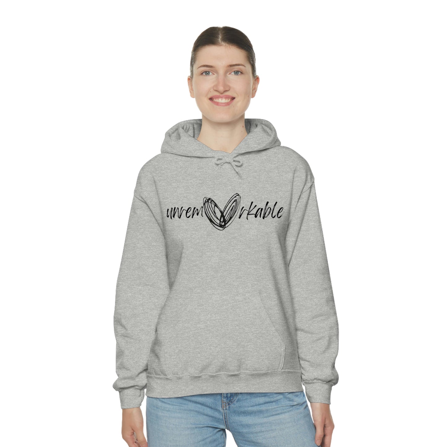 unremarkable Unisex Heavy Blend Hooded Sweatshirt