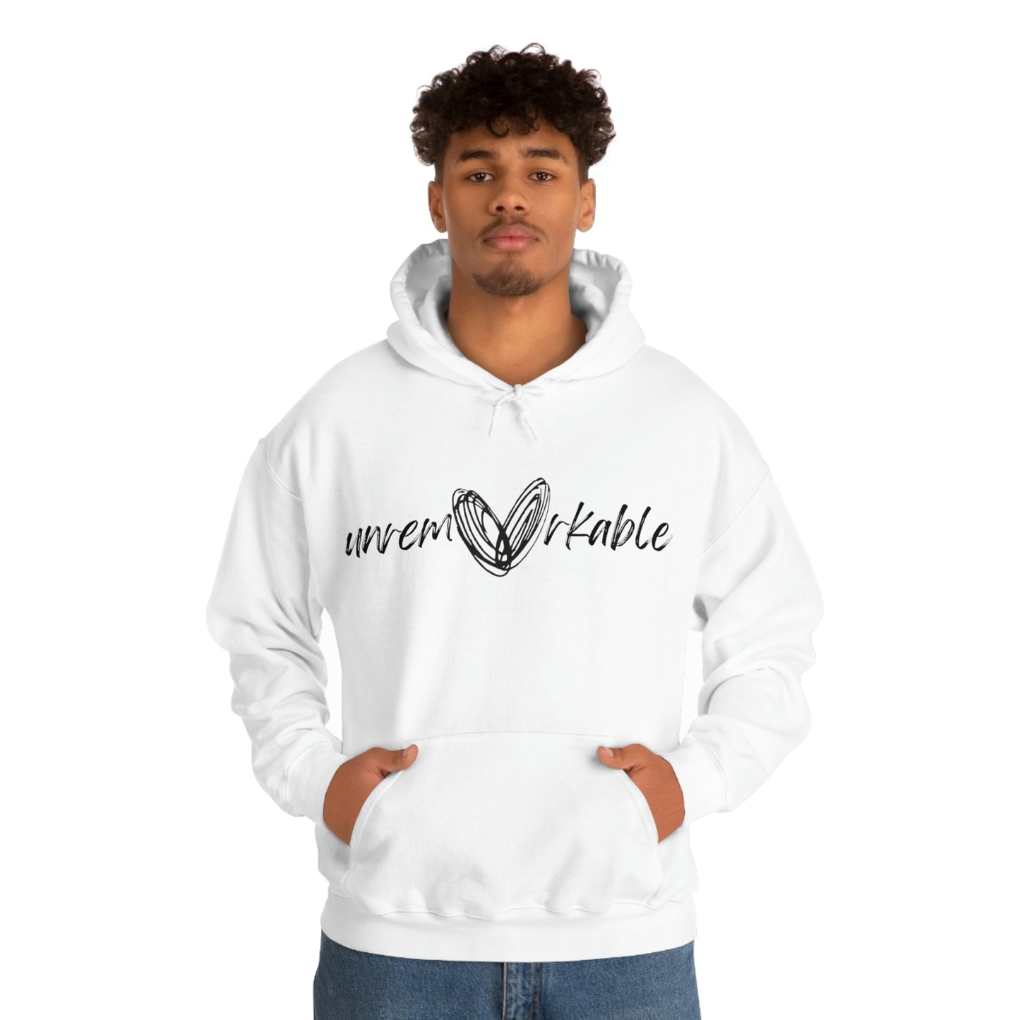 unremarkable Unisex Heavy Blend Hooded Sweatshirt